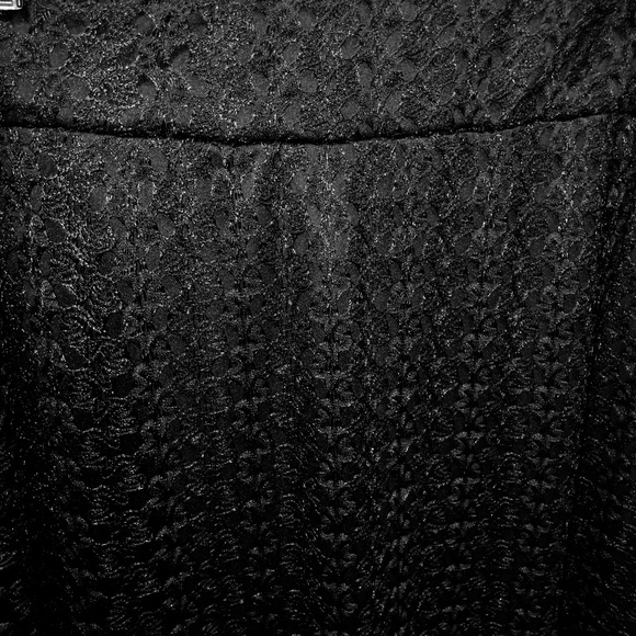 LACE SKIRT LONG BLACK MAXI XL SOFT STRETCHY FABRIC SELF LINING ‘ASHLEY BLUE’ NEW - Picture 3 of 5